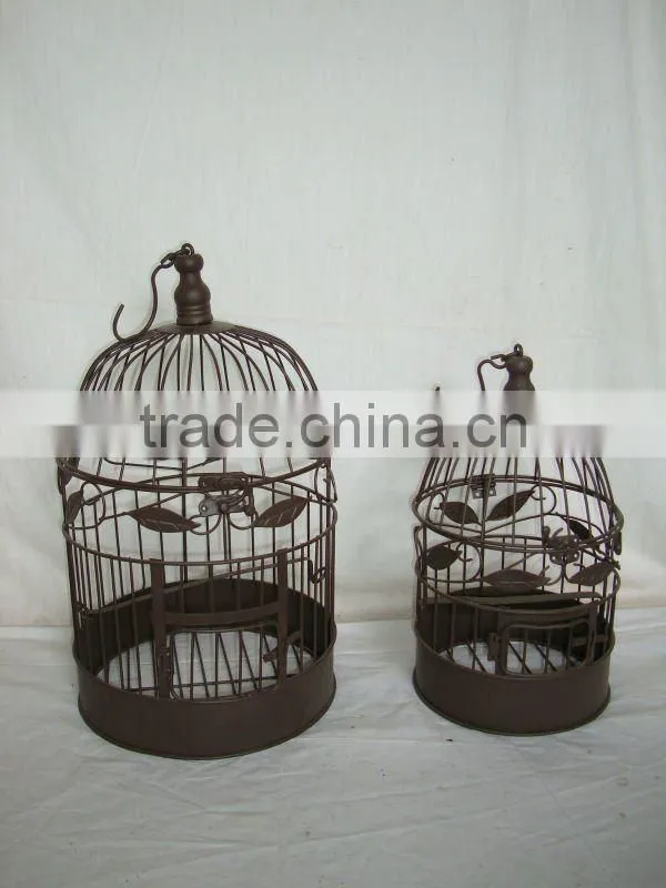 SET 2 BIRD CAGE