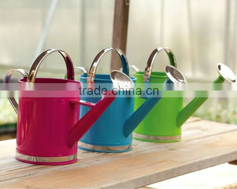 Plant stand Decorative Round Planters Color Painted Metal Flower Pot