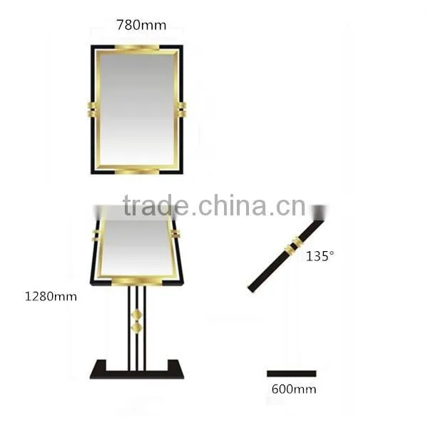Glass display sign stands &brackets P-16