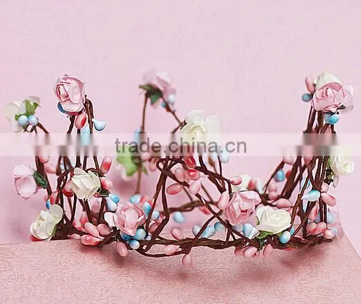 chrysanthemum garland head wreath/fabric flower/leaf wreath