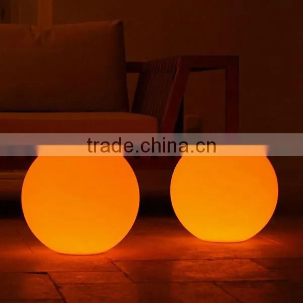 LED white plastic ball pit balls, solar led magic ball light outdoor