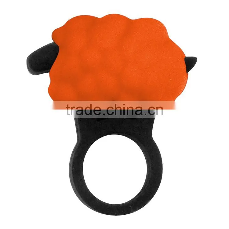 Cheap sell eco-friendly custom made silicone qr code ring no minimum