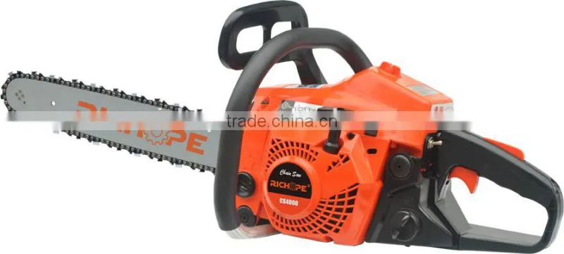 CE GS approved CS4010 Gasoline Chain Saw with walbro carburetor