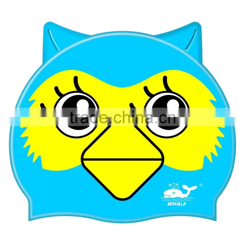 Hot sale silicone kids caps and kids swimming goggle caps and baby swimming hat
