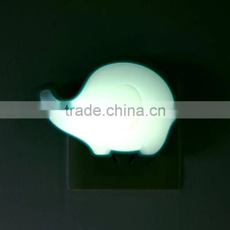 Mini baby decorative night light with sensor plug-in wall night lamp