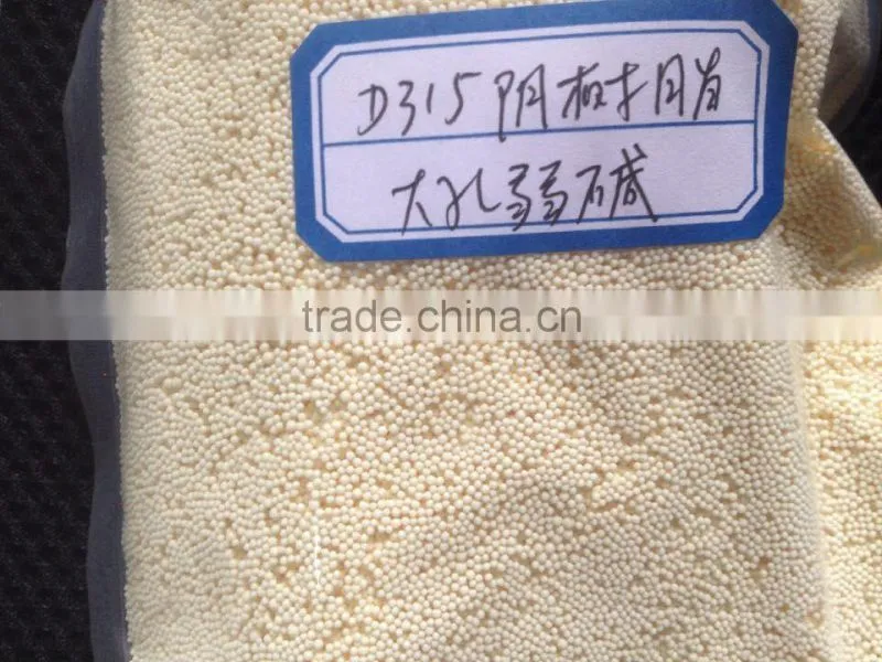 Ion-exchange resin. Cation exchange resin. Anion exchange resin. Macroporous adsorption resin