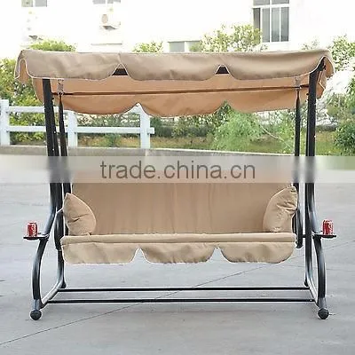 Customized 3 person 180g polyeser hanging chair swing chair for hot sale