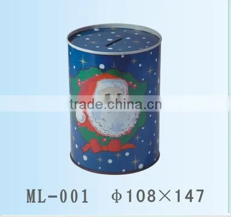 Fashion cartoon shaped metal coin bank for wholesale