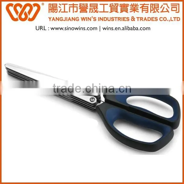 Kitchen herb scissors with 3/5/7 layers of blades