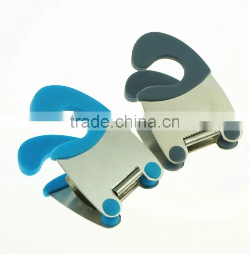 42129 silicone stainless steel pot clips