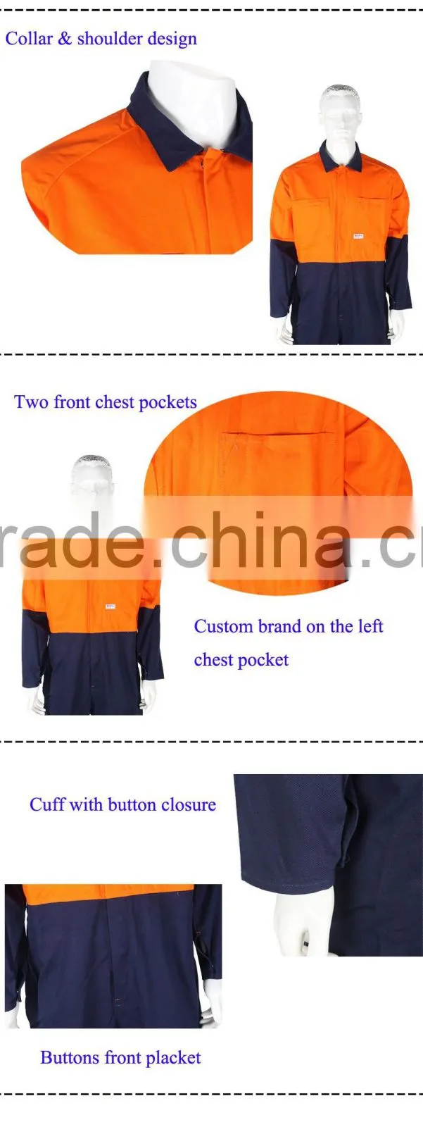 Wholesale One Piece Factory Clothes Work Smock Uniforms