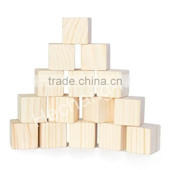 wooden blocks, cubes, stacking, building, baby toy, decoupage, wood, natural 4.4 cm set