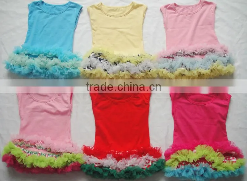 Latest Skirt Design Fashion Cotton Casual Children Mini Skirts made in China