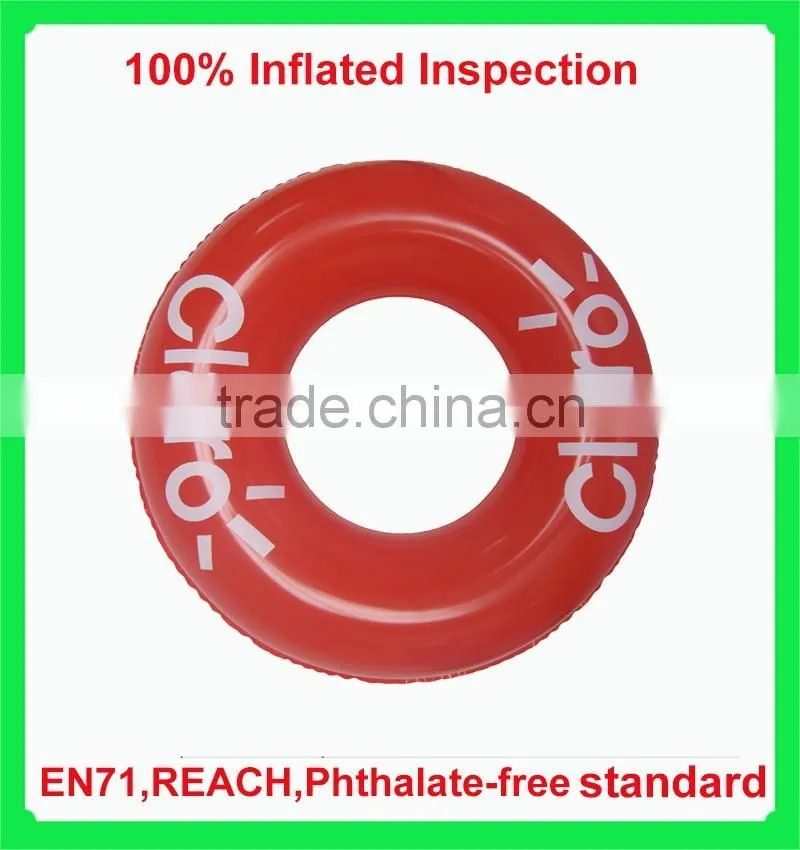 customised printing logo inflatable swimming circle