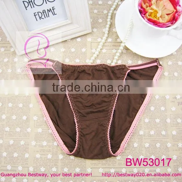 Womens hot sex images sex pink bikini with double string back hole in stock