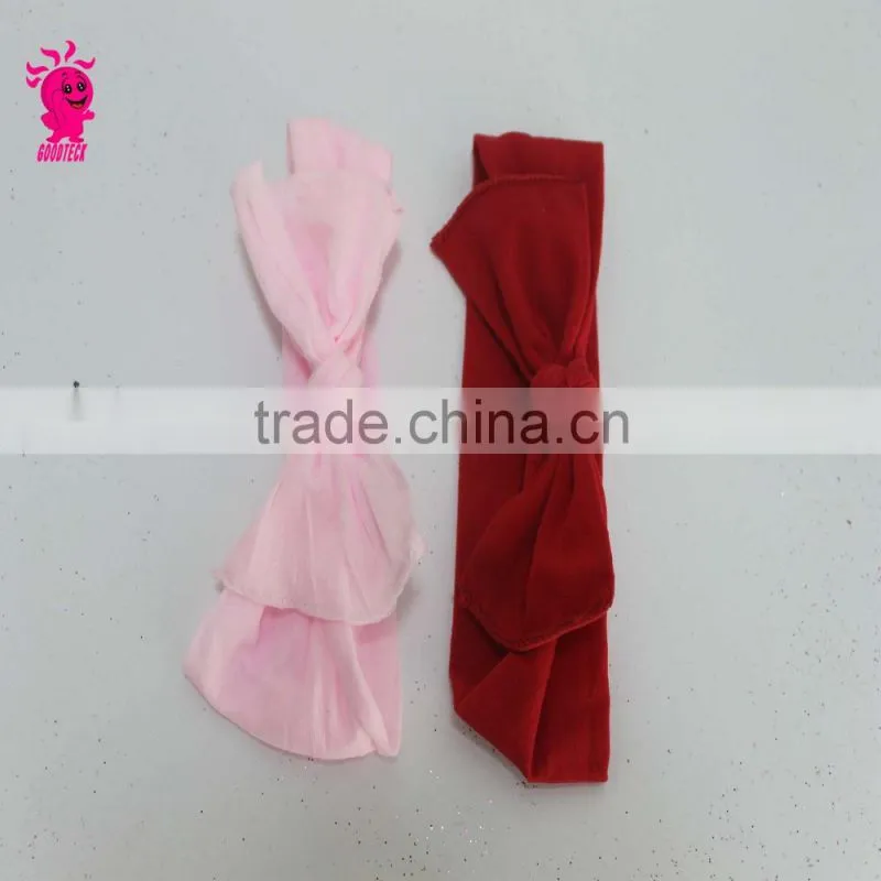 Plain Solid Color Satin Covered Resin Hairbands Ribbon Covered Adult Kids Headbands Infant Headband