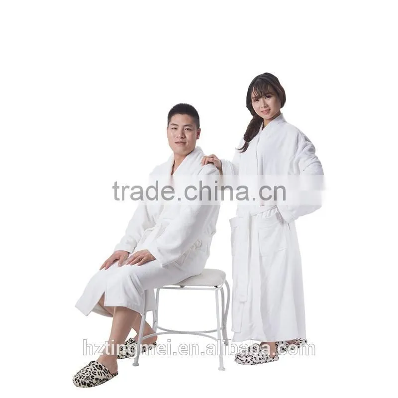 Couple fashion SPA robe cheap hotel cotton bathrobe
