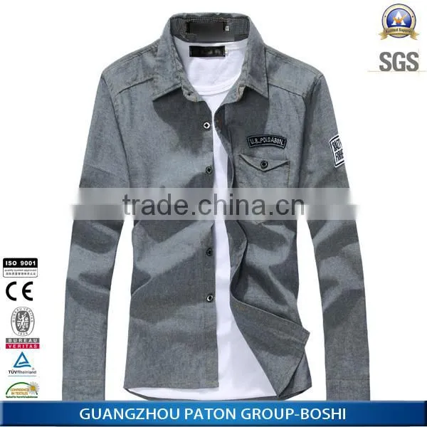 Denim Winter Casual Long Sleeve Jacket Mens Denim jacket