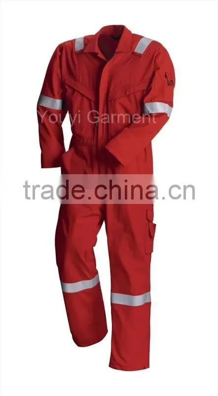 FR 3M reflective tape dupont nomex coverall with embroidered logo