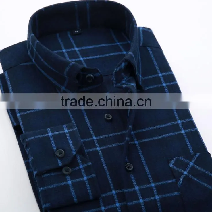 wholesale custom plaid flannel shirt for men