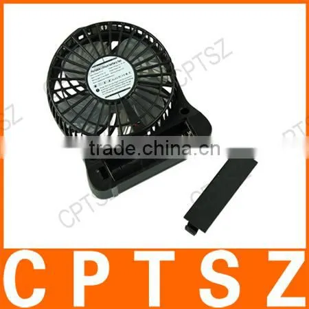 Fashion Summer Cool Super Wind Portable Lithium Battery Fan ABS Material with Portable USB Cable