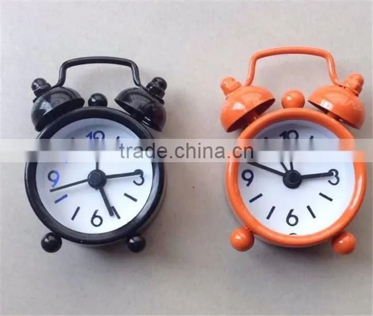Lovely Mini Cartoon Dial Number Round Desktop Alarm Clock Clocks