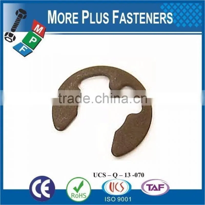 Made In Taiwan Metric Spindle Spring Steel Brass Metric E Clip