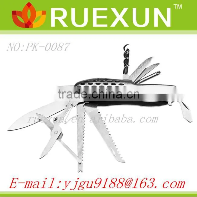 wooden handle stainless steel pocket knife