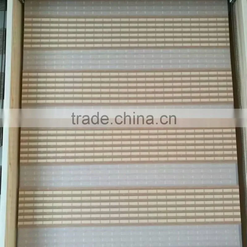 latest fashion zebra blinds sheer blackout curtai fabric china wholesale
