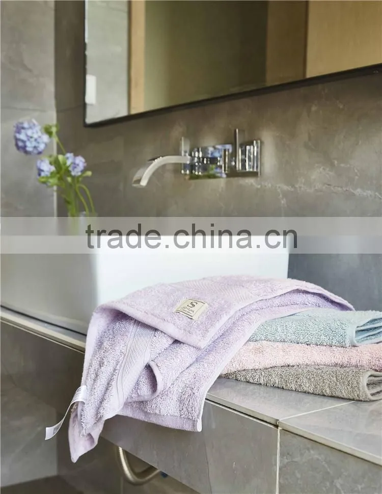 Fancy Custom Plain Dyed Jacquard Dobby Hand Towel