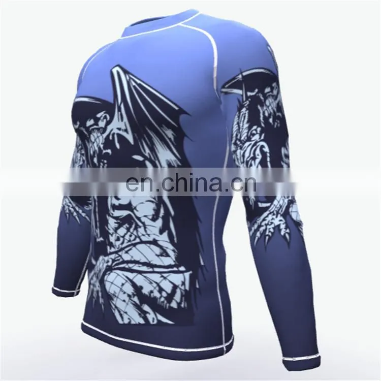 Cheap polyester sublimation rash guard