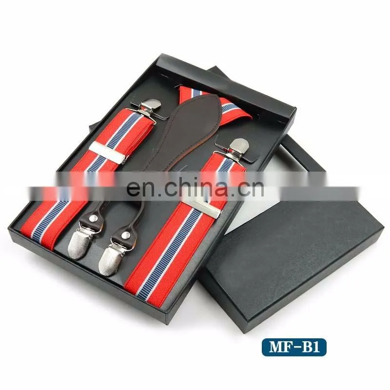 2017 Yiwu wholesale fashion mens suspenders braces