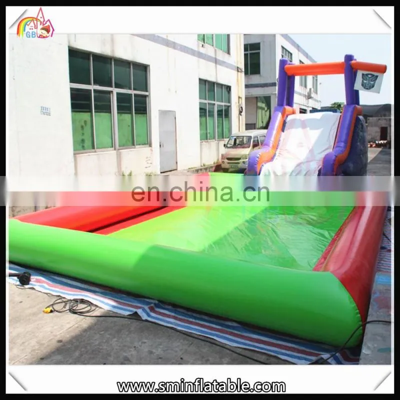 Hot sale jumbo inflatable water slide,4 lane water slide park,commercial inflatable water slides