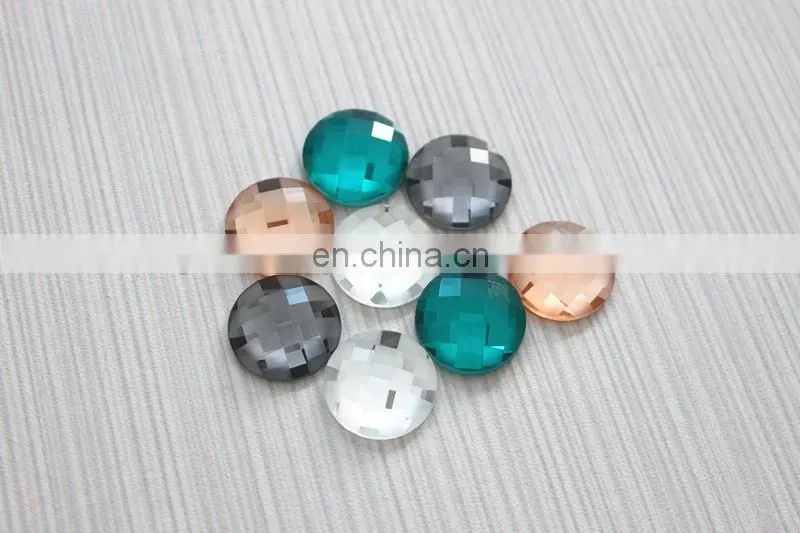 DZ-1011 flat back glass rhinestone for garment decoration