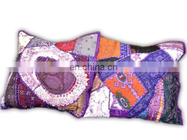 Chikan work Cushion Cover