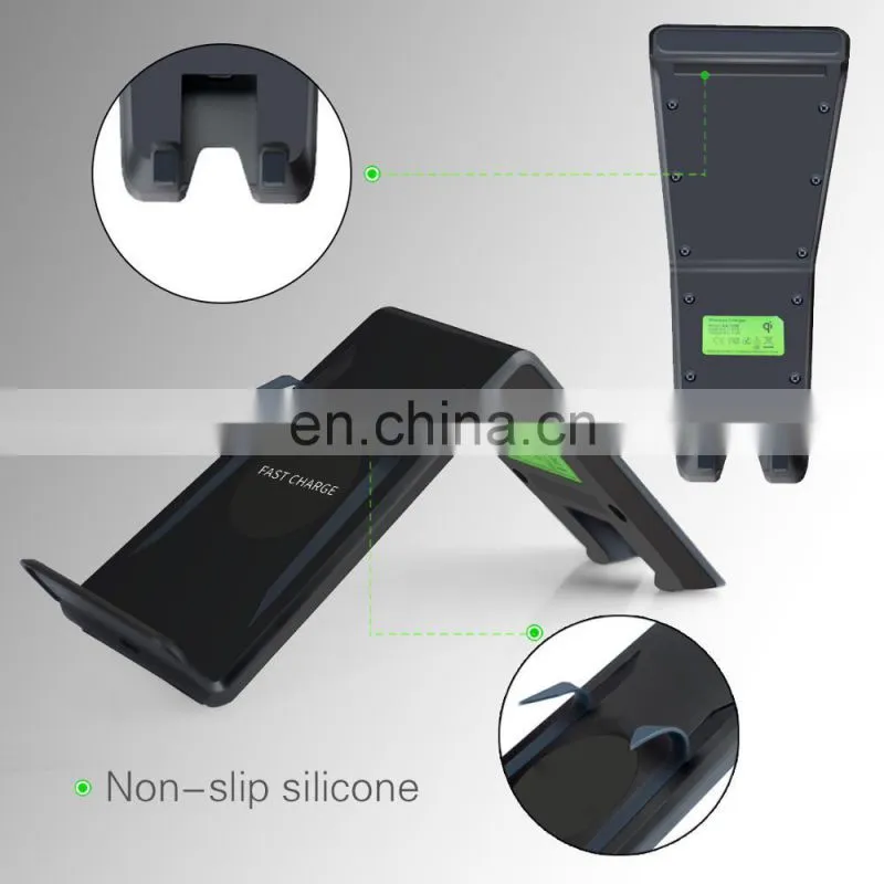 2017 Amazon hot selling double coils design cell phone wireless charger for S7 edge note 5