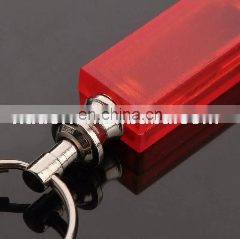 2016 promotional wholesale new style rubber plastic red color double ring keychain