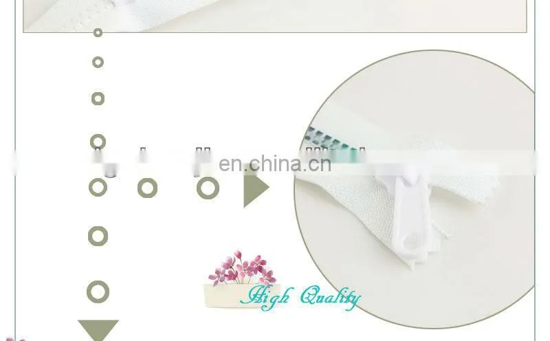 Newest design popular pp zipper