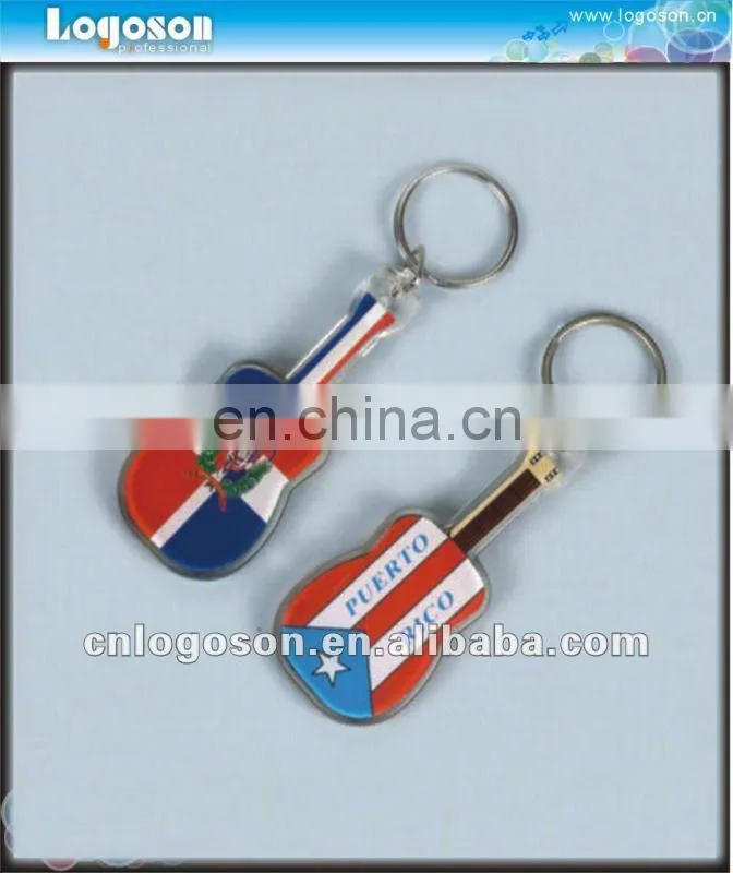 cheap insert clear plastic photo keychains