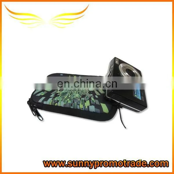 Black zipper Neoprene pad bag for laptop with your Logo
