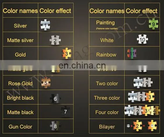 Customized Gilded Metal Car Sticker Gold Silver Black Red