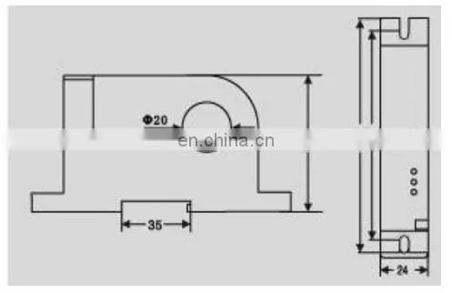 analog 4-20mA output single phase AC input 0-200A current transformer