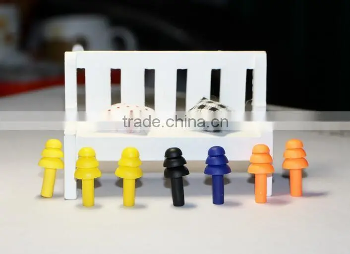 Ear plug, Sound insulation and noise reduction ear plug/Waterproof silicone earplugs