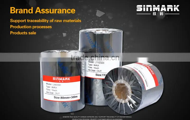 SINMARK L70300 ribbon thermal transfer thermal printer ribbons for thermal wax printer