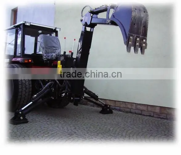 Runshine since 1989 high quality LW6 tractor backhoe