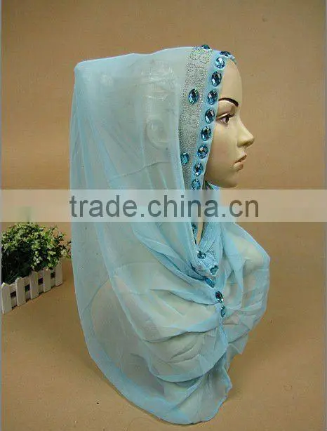 A423 Vogue Fashion Senior chiffon 39*54cm scarf HIJAB