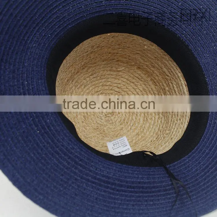 High Quality Womens Sun Beach Promotional Straw Hat Different Color