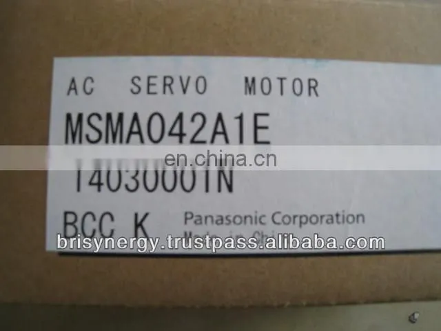 Panasonic AC Servo Motor MSMA04A1E Panasonic 0.4kw servo