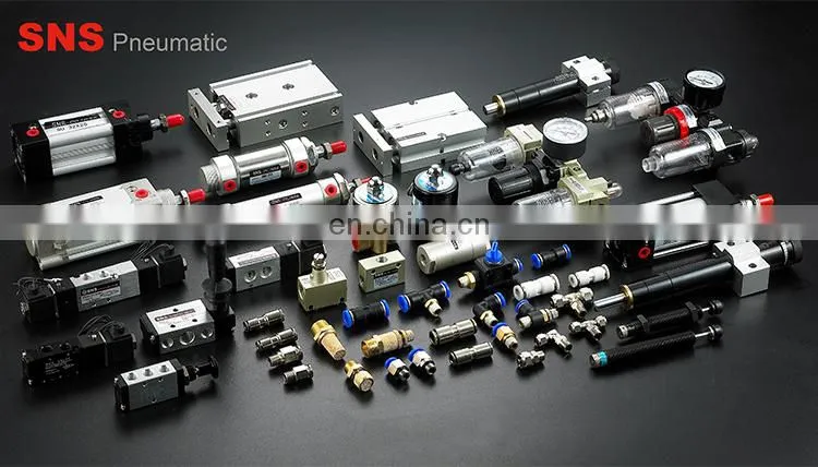 SNS 4V Series Aluminum Alloy Solenoid Valve Air Control 5 way 12v 24v 110v
