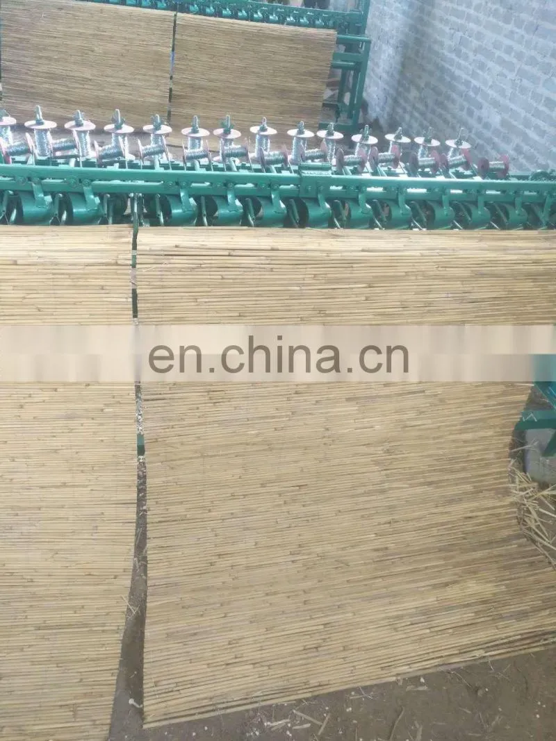 Bamboo weaving knitting machine reed weaving machine